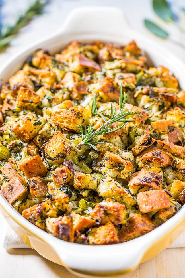Homemade Thanksgiving Stuffing Recipe
 Classic Traditional Thanksgiving Stuffing Averie Cooks