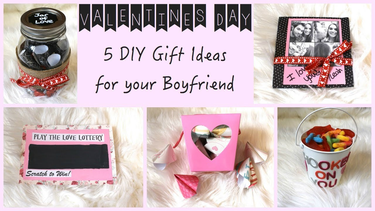 Homemade Valentines Day Gifts For Boyfriends
 5 DIY Gift Ideas for Your Boyfriend