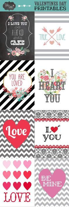 House Party Vickie Valentines Day
 89 Best VALENTINE PRINTABLES SUBWAY images in 2019