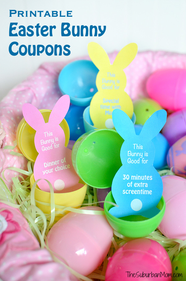 Ideas For Easter Egg Fillers
 Printable Easter Egg Fillers And Easter Basket Ideas