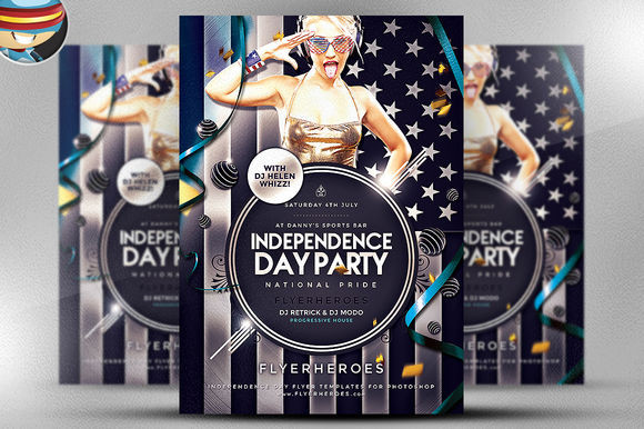 Independence Day Party
 38 Patriotic 4th July Independence Day Party Invitations