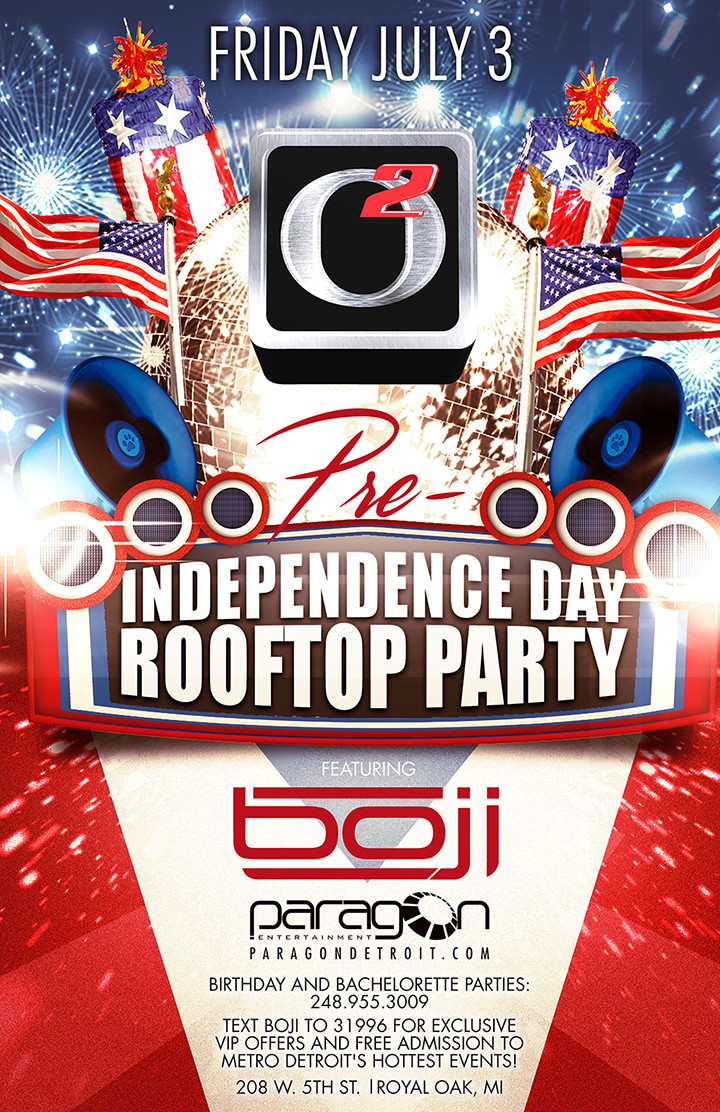 Independence Day Party
 The Pre Independence Day Rooftop Party at O2 Nightclub