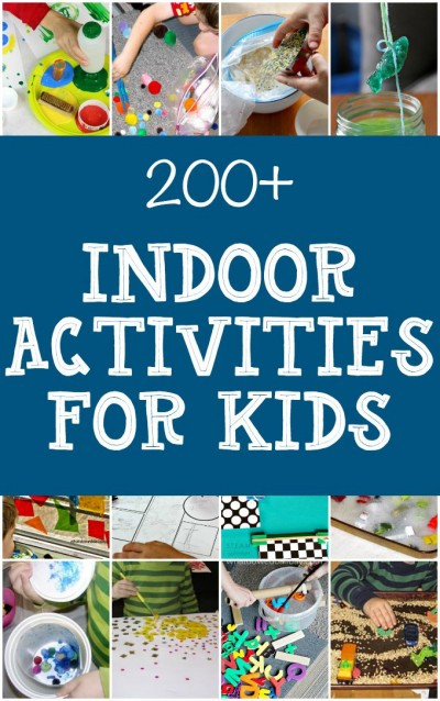 Indoor Summer Activities
 Giant List of Indoor Activities for Kids
