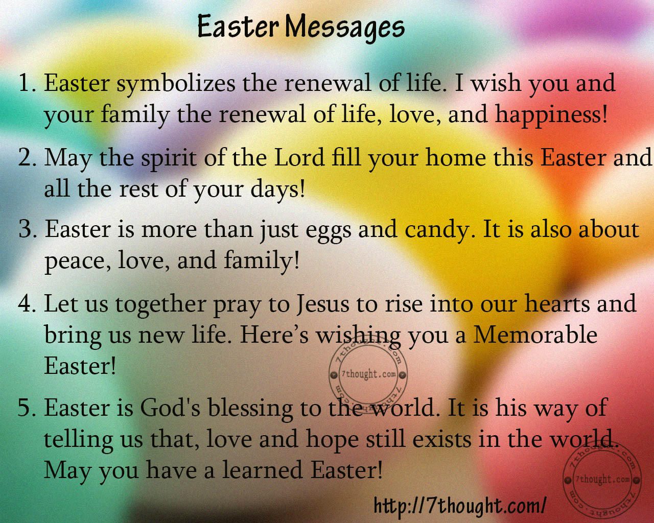 Inspirational Easter Quotes
 Easter Thoughts Quotes QuotesGram