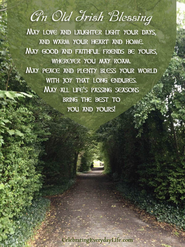 Irish New Year Quotes
 An Old Irish Blessing s and for