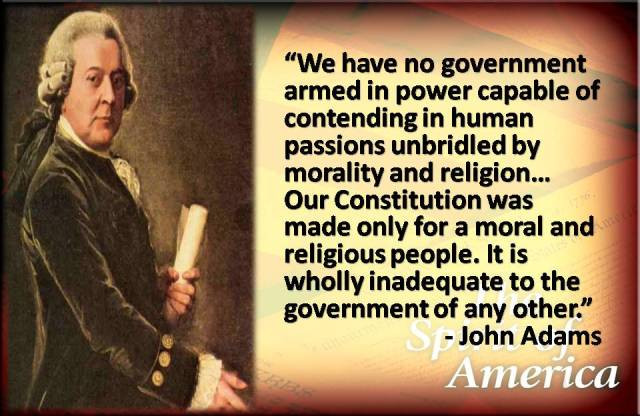 John Adams 4th Of July Celebration Quote
 Our Constitution was made only for a moral and religious