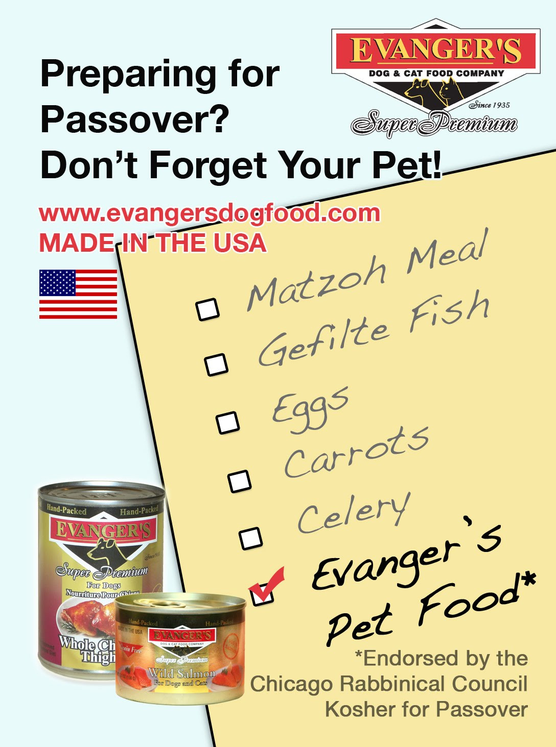 Kosher For Passover Dog Food
 What do you feed your pets during Passover