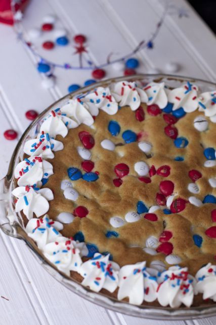 Labor Day Cake Ideas
 Patriotic Cookie Cake Recipe