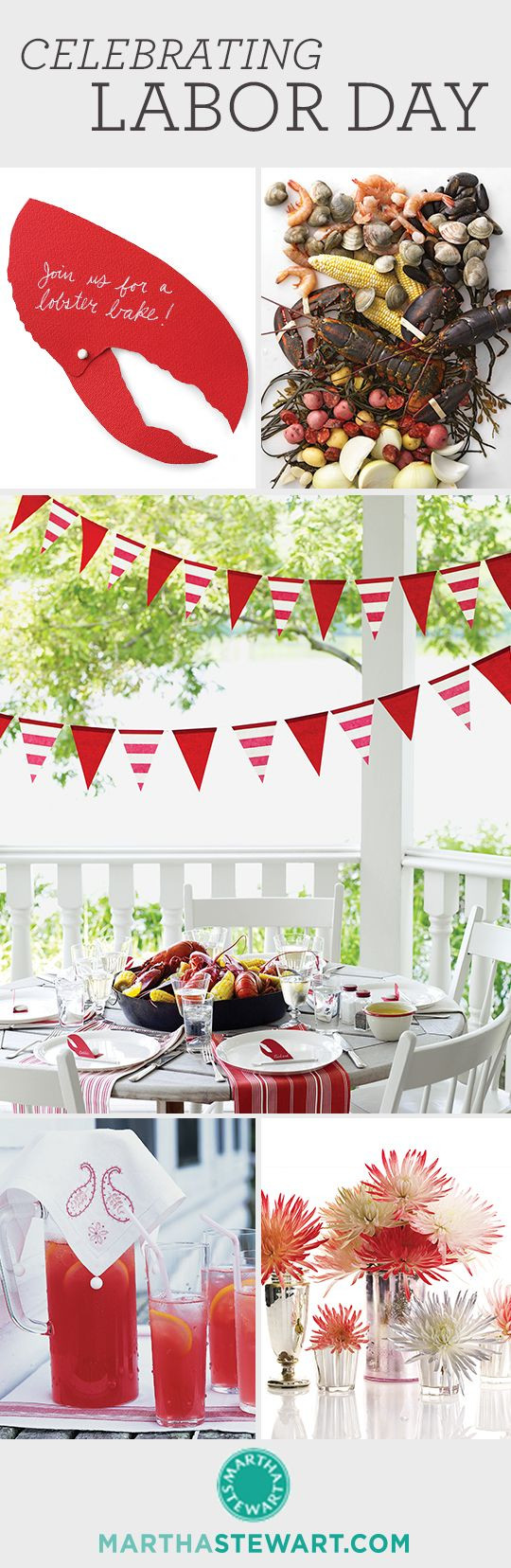 Labor Day Decorating Ideas
 Celebrate Labor Day with our invitations decor ideas and