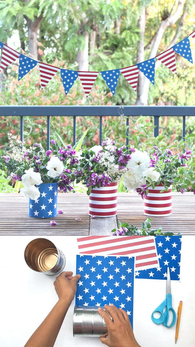 Labor Day Decorating Ideas
 Free 5 Minute July 4th Decorations Great for Labor Day