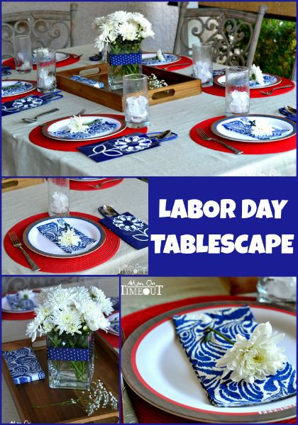 Labor Day Decorating Ideas
 Labor Day Tablescape Ideas from Mom Timeout