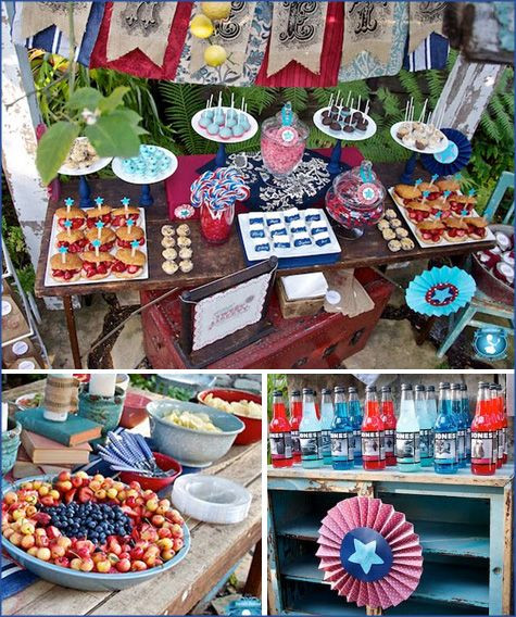 Labor Day Decorating Ideas
 Labor Day 4rth of July Party Inspiration BBQ Recipes