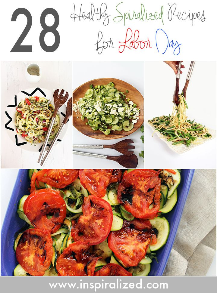 Labor Day Dinner Ideas
 Labor Day Spiralized Recipe Roundup Inspiralized