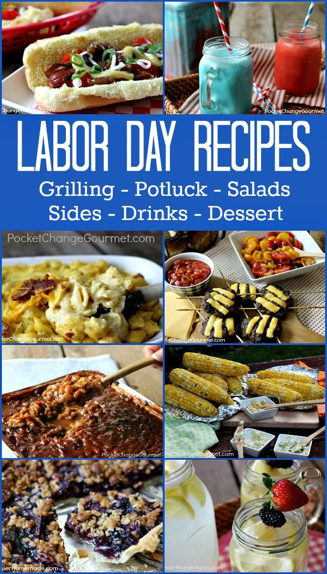 Labor Day Potluck Ideas
 Labor Day Cookout Recipes