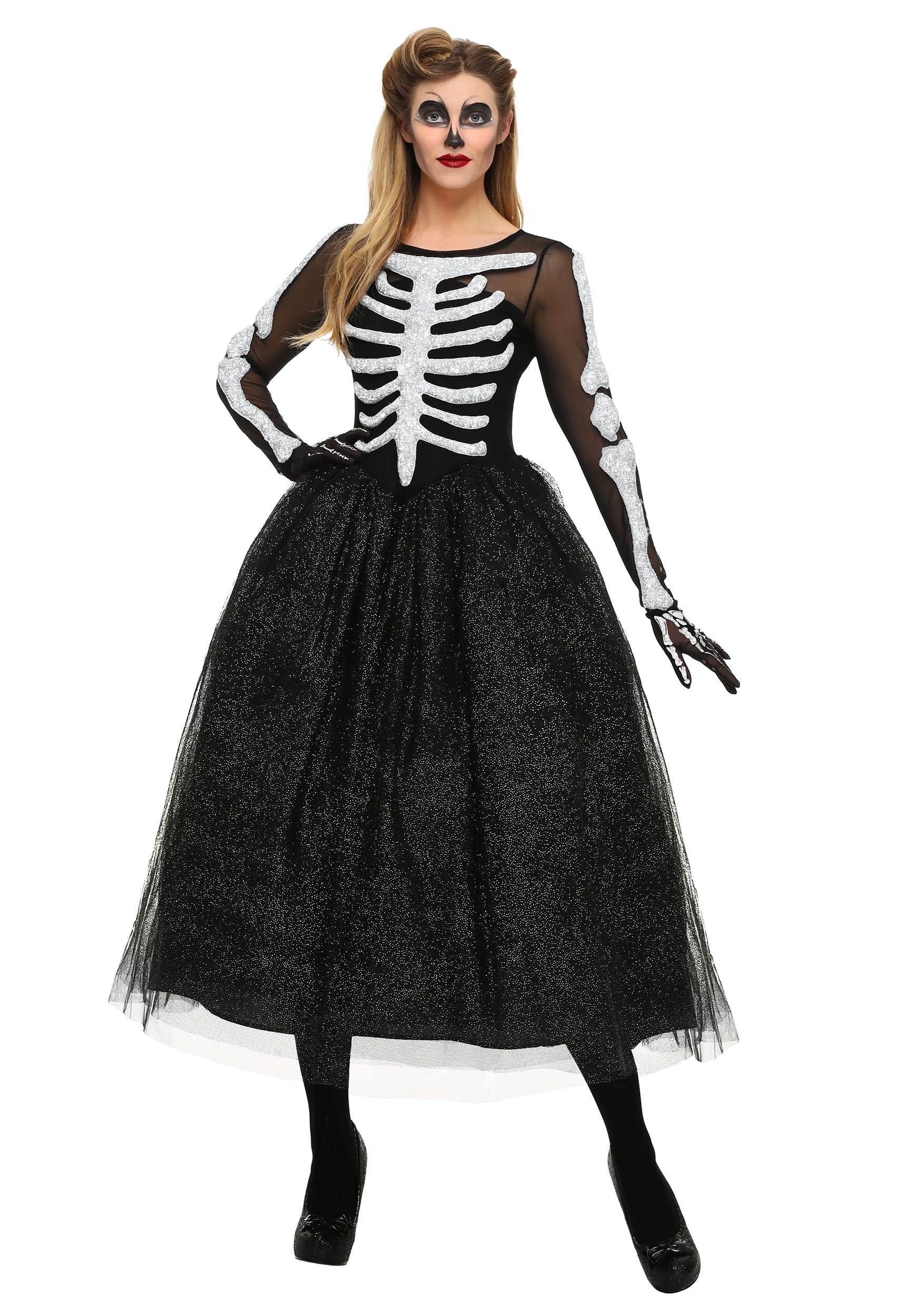 Ladies Halloween Costume Ideas
 Women s Skeleton Beauty Plus Size Costume 1X 2X 3X 4X