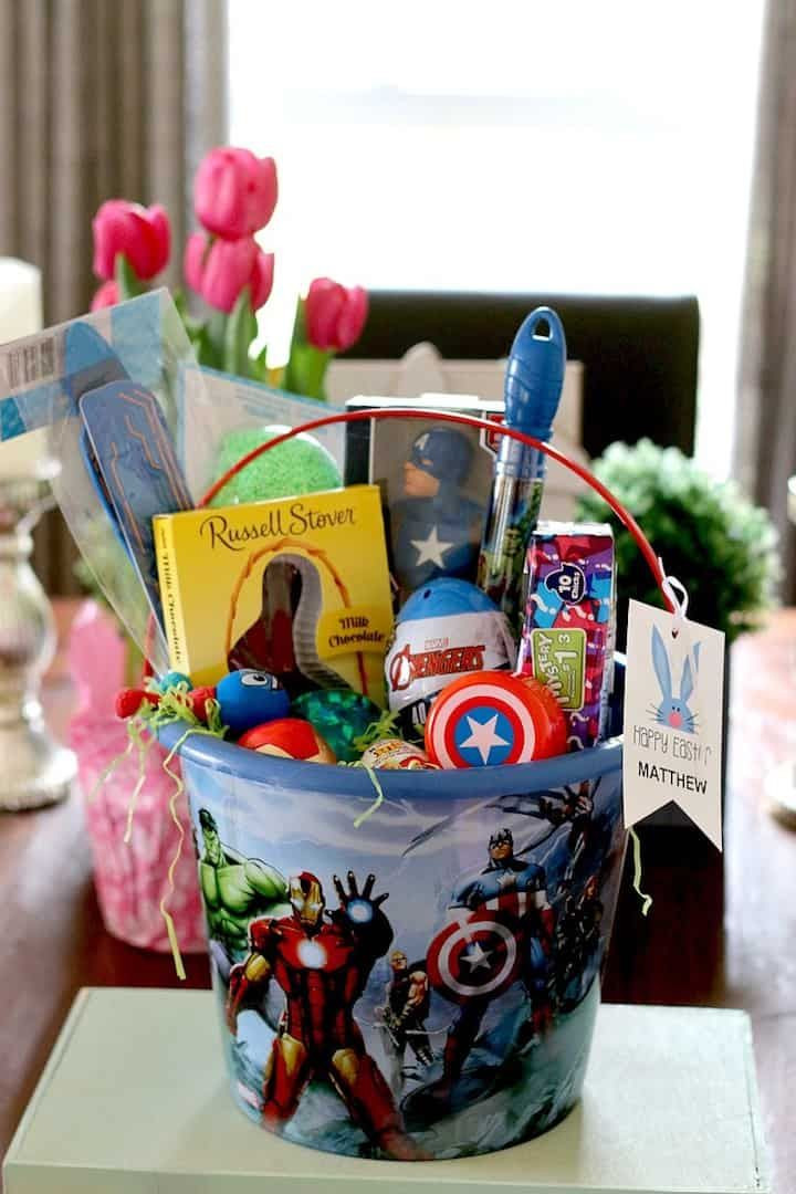 Little Boy Easter Basket Ideas
 Marvel Easter Basket Idea