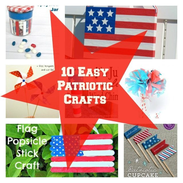 Memorial Day Arts And Crafts
 10 Easy 4th July Crafts Ideas