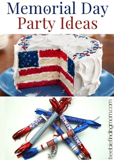 Memorial Day Party Decorations
 Memorial Day Party Ideas DIY Patriotic Food and Decorations