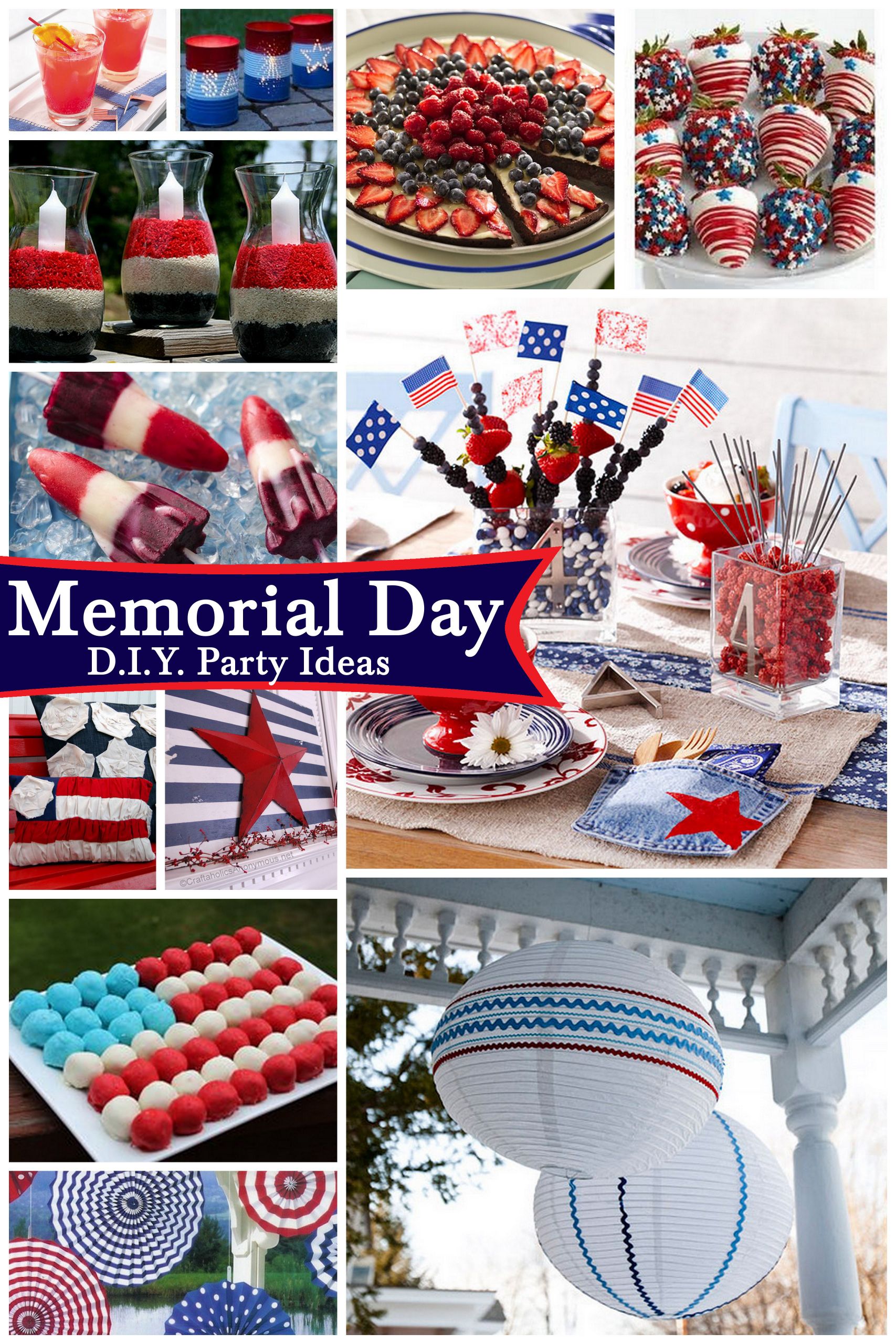 Memorial Day Party Decorations
 Memorial Day D I Y Party Ideas