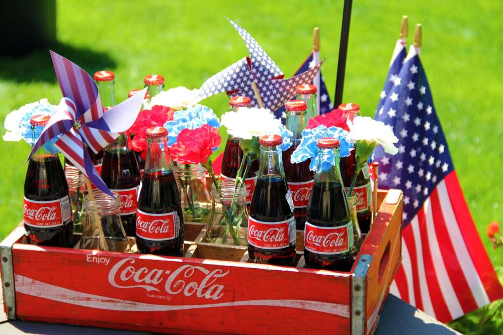 Memorial Day Party Decorations
 Red White & Blue Memorial Day Party Party Ideas