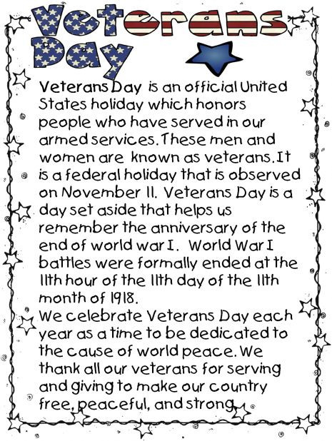 Memorial Day Program Ideas
 Children s Veterans Day Poems