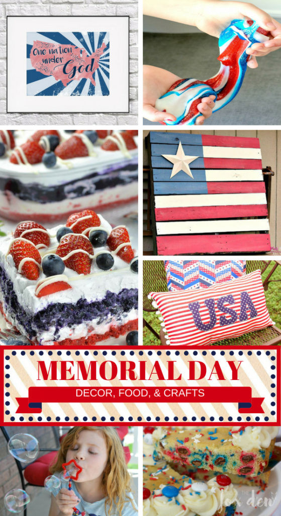 Memorial Day Social Media Post Ideas
 Decor Food and Crafts for Memorial Day Fun