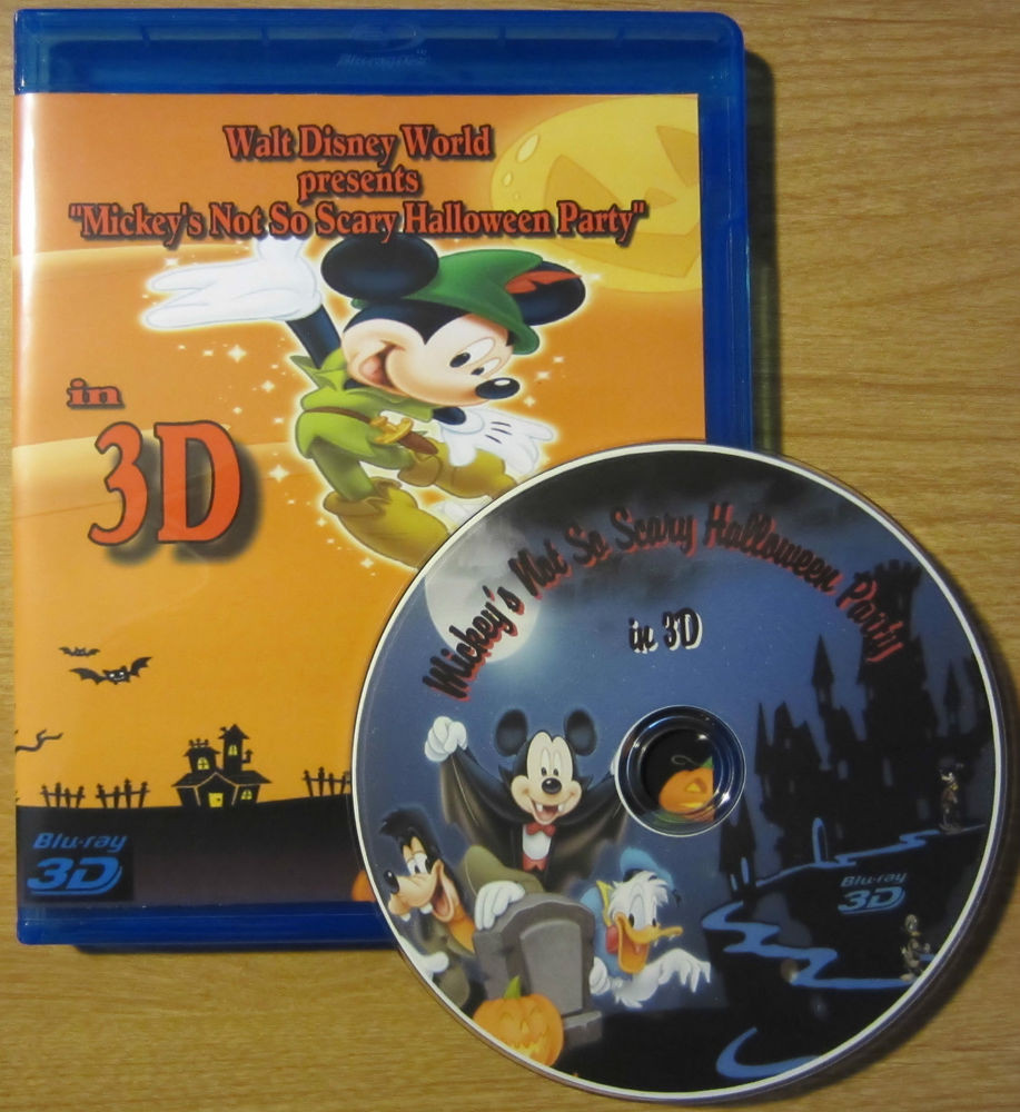 Mickey's Not So Scary Halloween Party Hours
 3D Mickey s Not So Scary Halloween Party 3D Blu Ray Walt