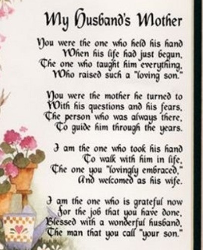 Mother In Law Mothers Day Quotes
 Sweet Mother In Law Quotes QuotesGram