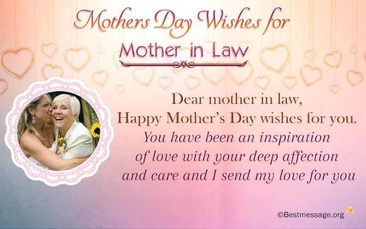 Mother In Law Mothers Day Quotes
 34 best Mothers Day Wishes images on Pinterest