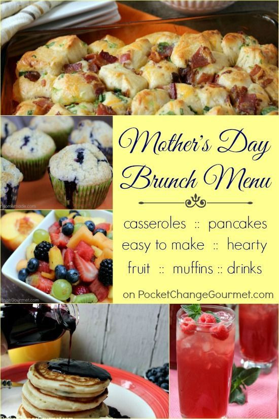 Mother's Day Brunch Menu Ideas Recipes
 Mother s Day Brunch Menu