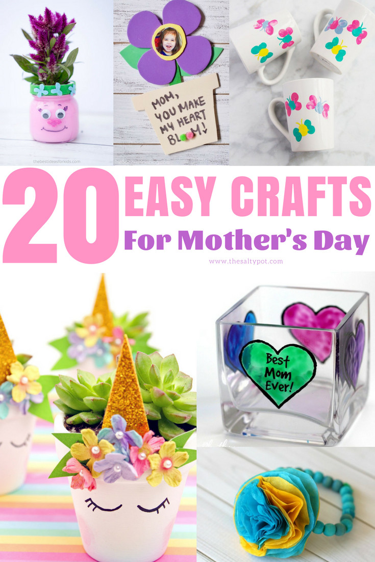 Mother's Day Crafts For Adults
 25 EASY Mother s Day DIY Crafts for Kids
