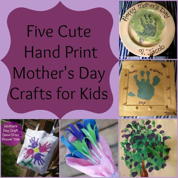 Mother's Day Crafts For Adults
 Cute DIY Hand Print Mother’s Day Crafts