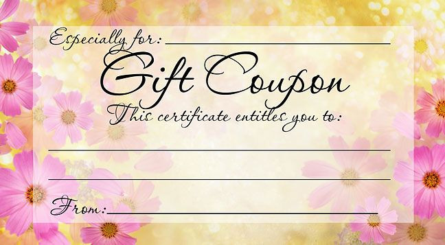 Mother's Day Gift Certificate Template Free Download
 Pin by Party Favors on Mother s Day
