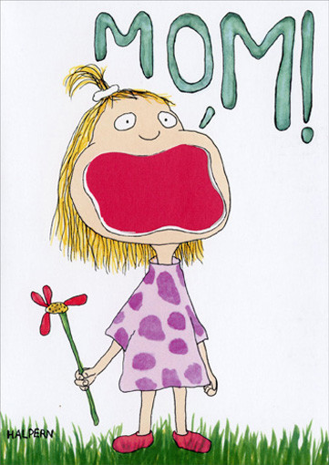Mother's Day Gifts To Mail
 Heart Mouth Recycled Paper Greetings Funny Mother s Day Card