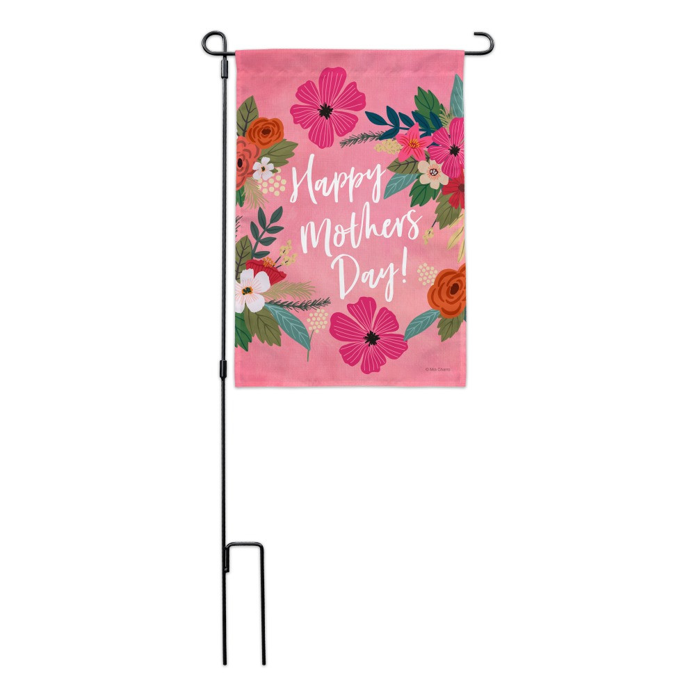 Mother's Day Quotes For Mom
 Happy Mother s Day Mom with Flowers Garden Yard Flag