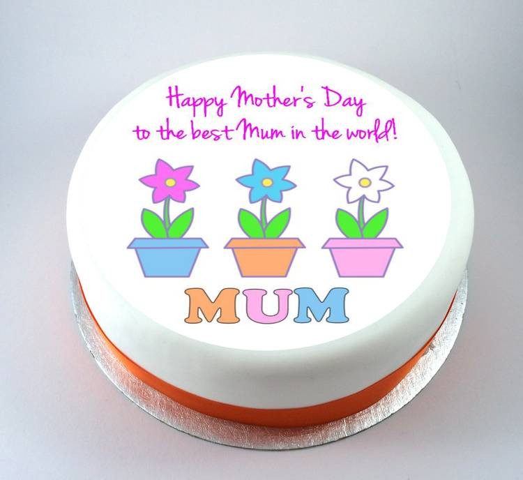 Mother's Day Recipe
 Flower Pots Mothers Day Cake