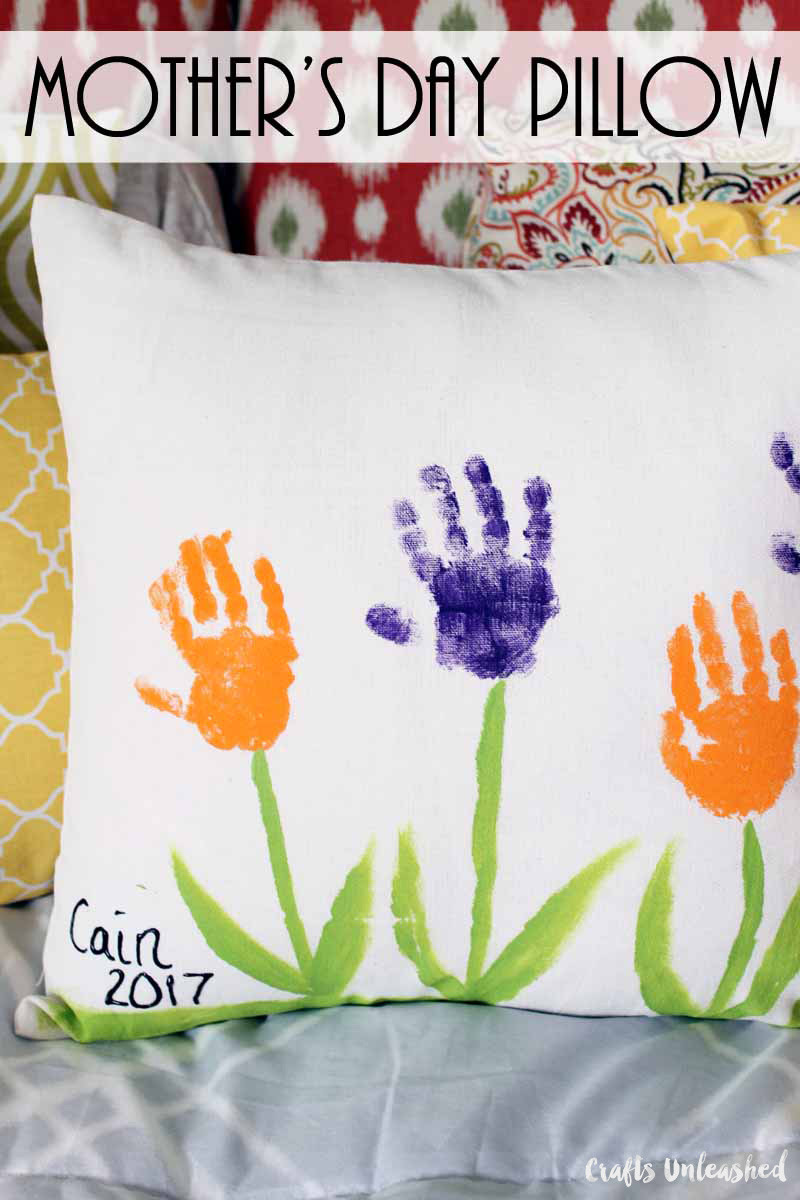 Mothers Day Date Ideas
 Handprint Flowers Pillow Tutorial Great Gift Idea