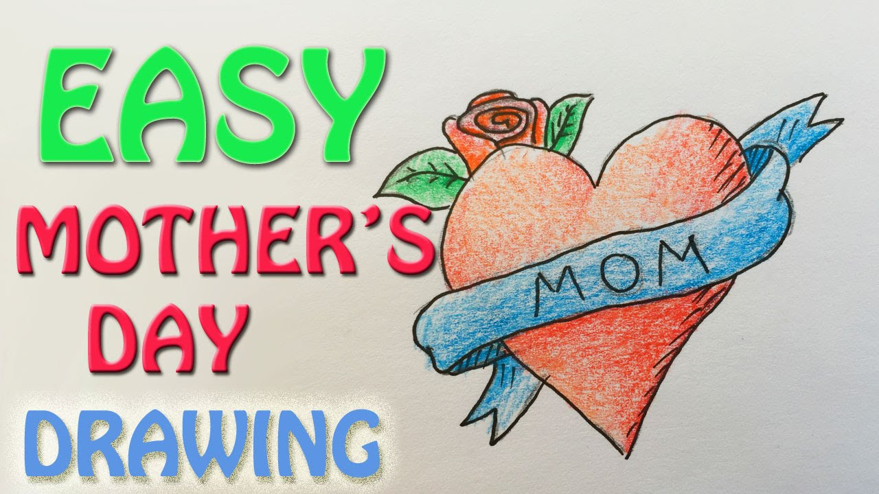 Mothers Day Drawing Ideas
 Mother s day Gift Idea How to draw EASY step by step