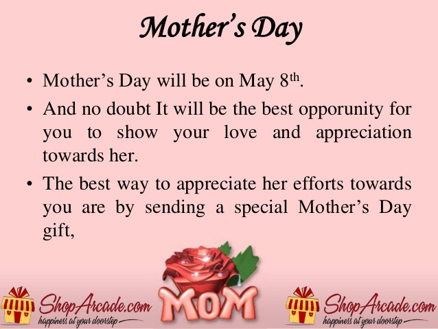 Mothers Day Gifts To Send
 Send Mother’s Day Gifts to Your Lovely Mom