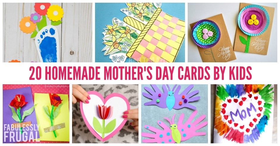 Mothers Day Ideas From Kids
 20 Easy Homemade Mother s Day Card Ideas for Kids