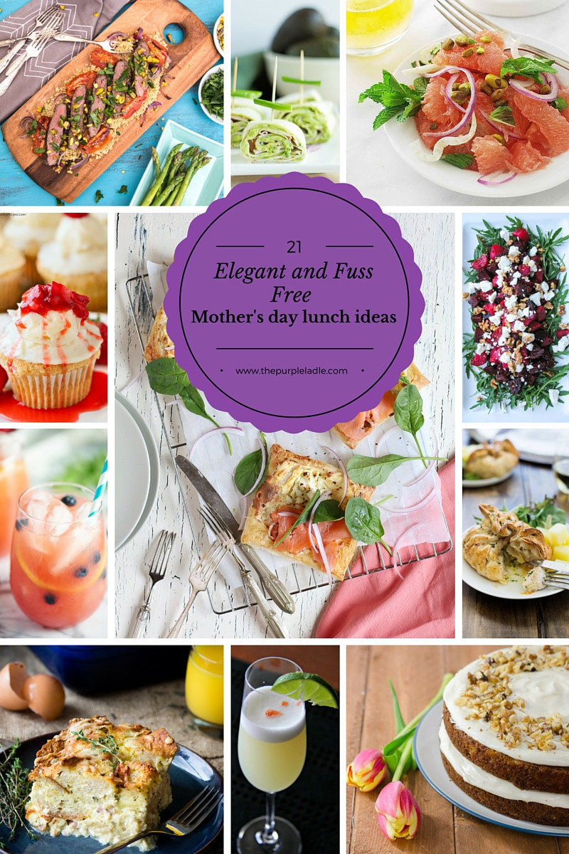 Mothers Day Lunch Ideas
 21 Elegant fuss free mother s day lunch ideas