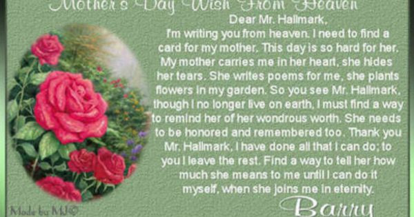 Mothers Day Quote For Deceased Mother
 Mothers Day Poem Deceased Mom Deceased Mother Poems For