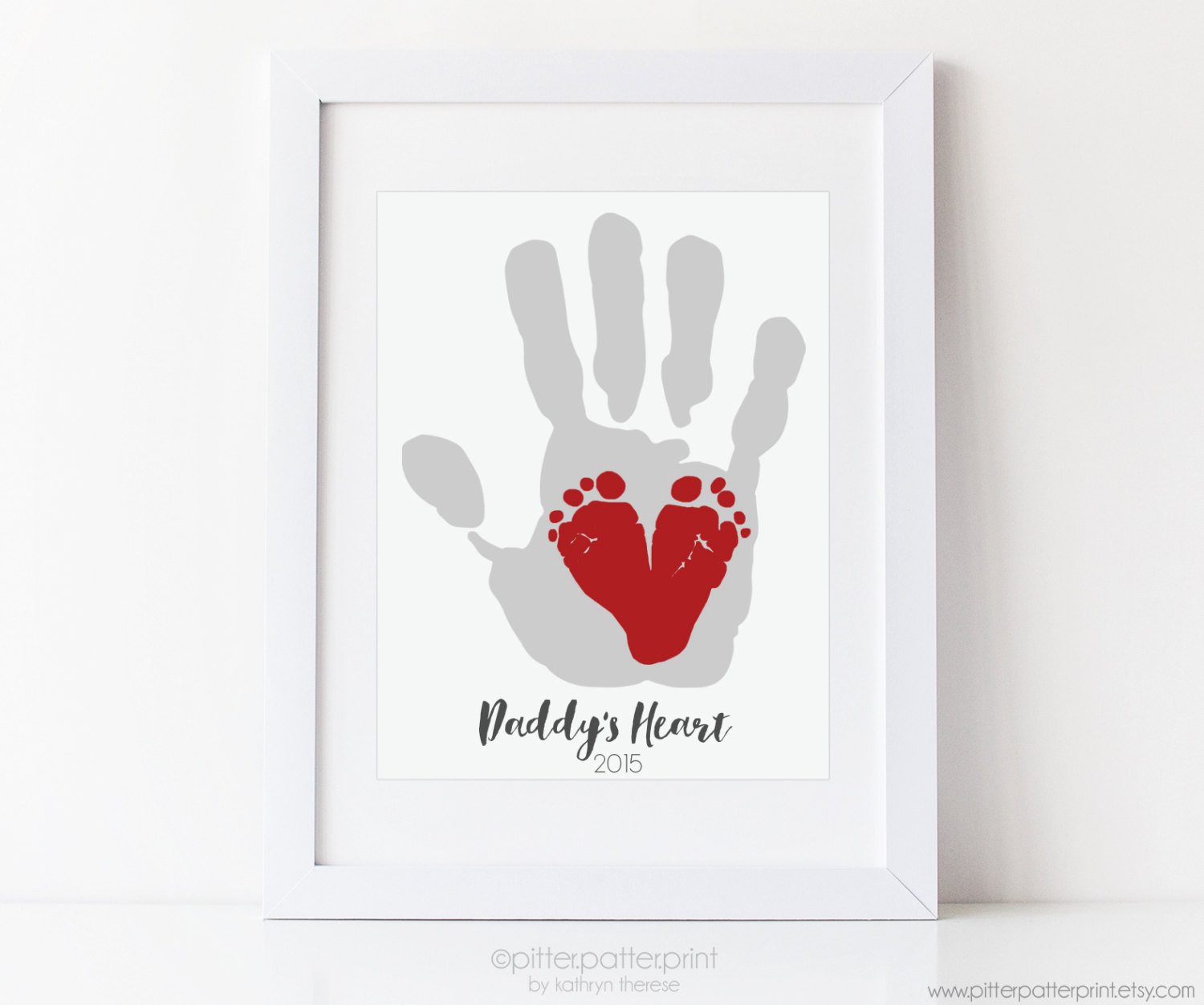 New Dad Valentines Day Gifts
 Valentines Day Gift for New Dad Baby Footprint & Daddy