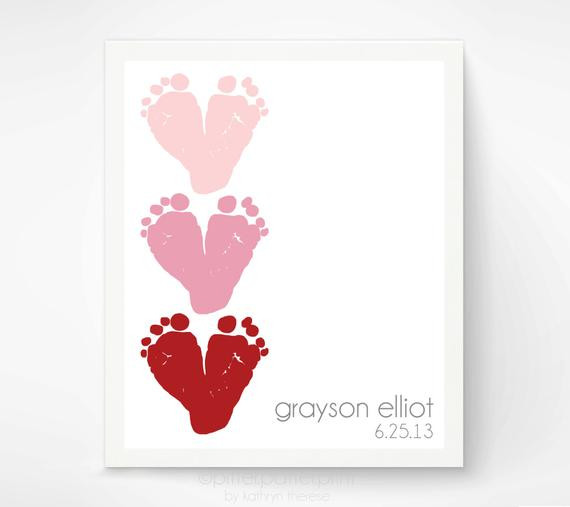 New Dad Valentines Day Gifts
 Valentines Day Gift for New Dad Red & Pink by