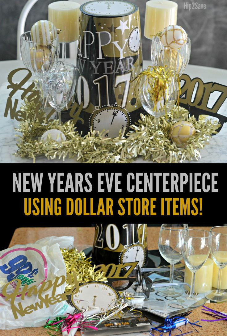 New Year Centerpiece Ideas
 New Year s Eve Centerpiece Idea Using Dollar Store Items