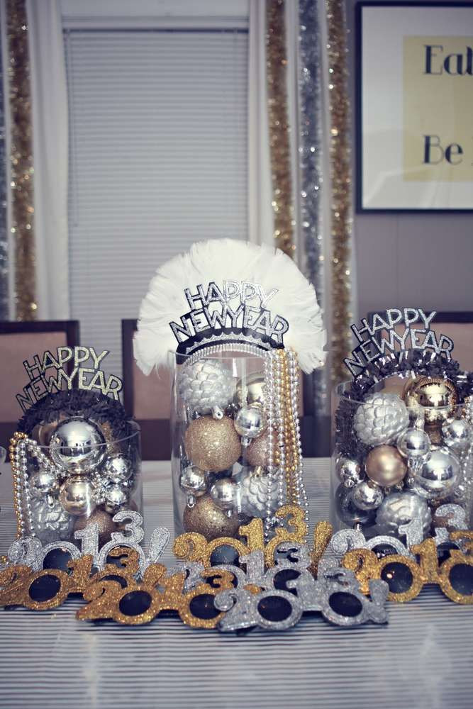 New Year Eve Themes Ideas
 Silver Gold & Black New Year s Party Ideas