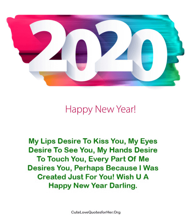 New Year Quotes 2020
 80 Happy New Year 2020 Love Quotes for Her & Him to Wish