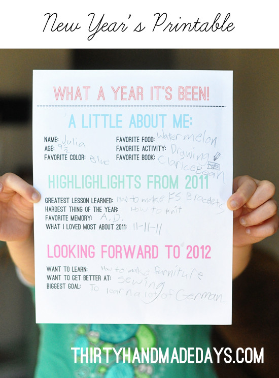 New Year Resolution Ideas For Students
 EtsyKids New Year Crafts for Kids