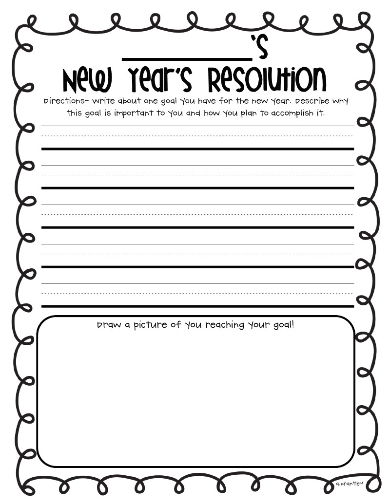 New Year Resolution Ideas For Students
 Happy New Year Freebies