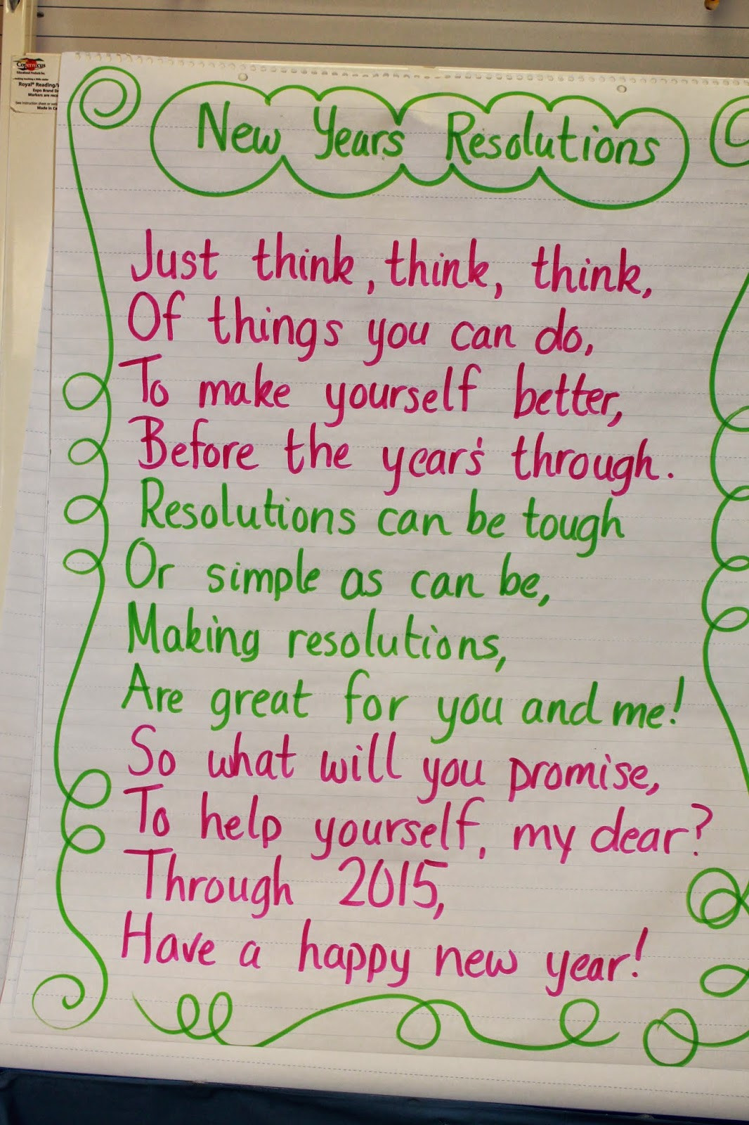 New Year Resolution Ideas For Students
 First Grade Wow We re Gonna Knock Your Socks f